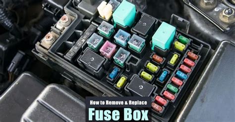 How to remove underhood fuse/relay box 